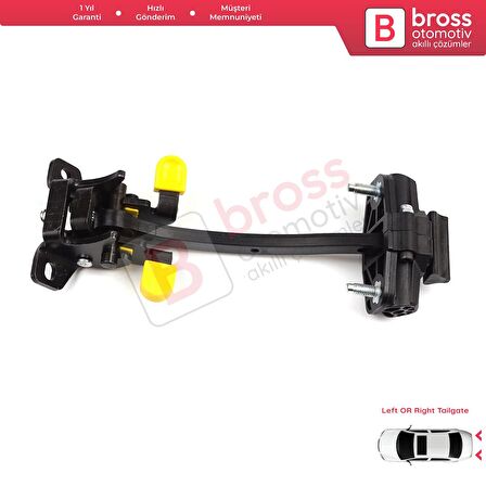 Fiat Fiorino Qubo 225 2007-2024 Citroen Nemo Bipper Tepee 9035AQ İçin Arka Bagaj Kapı Gergi Yayı