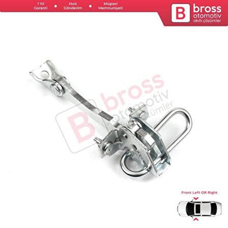 Iveco Daily III IV V VI 1999-On 500314457 İçin Ön Sağ veya Sol Kapı Gergi Yayı