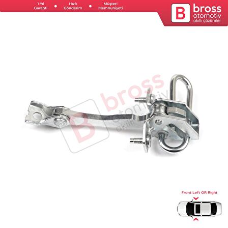 Iveco Daily III IV V VI 1999-On 500314457 İçin Ön Sağ veya Sol Kapı Gergi Yayı