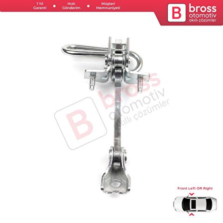 Iveco Daily III IV V VI 1999-On 500314457 İçin Ön Sağ veya Sol Kapı Gergi Yayı