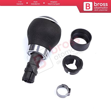 VW Golf Jetta MK5 MK6 Touran MK1 Caddy MK3 Eos Scirocco MK3 için Krom Çerçeve 5 İleri Vites Topuzu