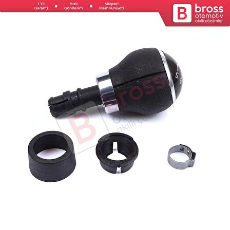 VW Golf Jetta MK5 MK6 Touran MK1 Caddy MK3 Eos Scirocco MK3 için Krom Çerçeve 5 İleri Vites Topuzu