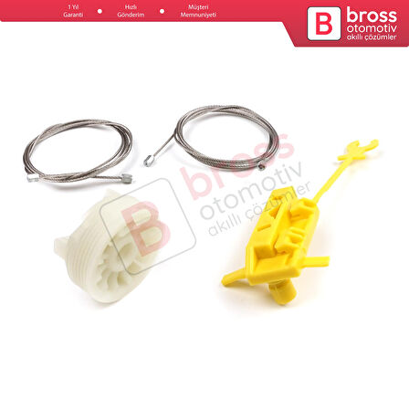 Renault Trafic MK2 Vivaro Primastar 2001-2015 7700311820 İçin Elektrikli Ön Sol Cam Kriko Tamir Seti