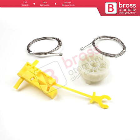 Renault Trafic MK2 Vivaro Primastar 2001-2015 7700311821 İçin Elektrikli Ön Sağ Cam Kriko Tamir Seti