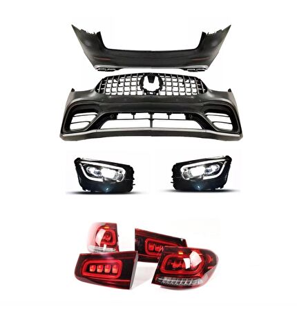 Mercedes glc facelift body kit dönüşüm kiti 2016 / 2019