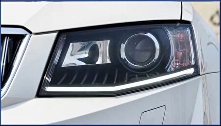Autogp  Skoda octavia style ledli ön far lambası 2013 / 2017