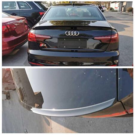 Audi a4 s4 bagaj üstü spoiler 2019+ piano black