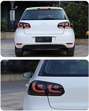 Vw golf 6 stop lambası takımı ledli r20 model smoke