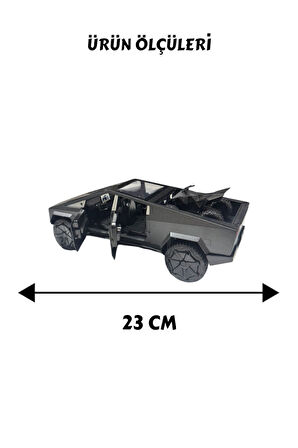 Sesli Işıklı Çek Bırak Model Açılabilir Kapılar Full Fonksiyon Metal Kasa 23 cm Araba