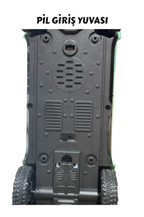 Sesli Işıklı Çek Bırak Model Açılabilir Kapılar Full Fonksiyon Metal Kasa 23 cm Araba