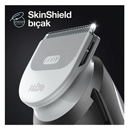 Braun BodyGroomer 3 BG 3350 SkinShield Teknolojisi 3 Ek Parçalı Vücut Bakım Seti