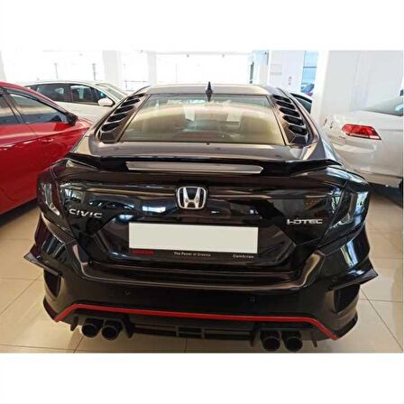 honda civic fc5 uyumlu arka cam üstü kaplama 2 parça  2016-2020