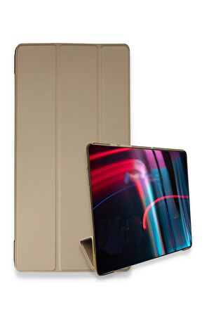 iPad Pro 12.9 inç (2022) Uyumlu Fuchsia İntelligent Tablet  Kılıfı 