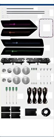Lr range rover vogue ambiyans led seti 2014 / 2017