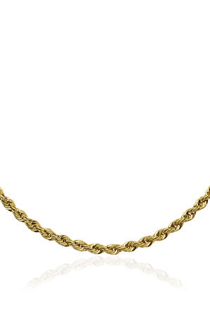 14 Ayar Altın Burgu Zincir 3.80 mm