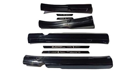 HYUNDAI ELANTRA 2016-2019 KAPI EŞİK KORUMA (TİTANYUM SİYAH)