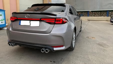 AUTOGP  Toyota corolla arka stop lambası 3 parça ledli kırmızı 2019+