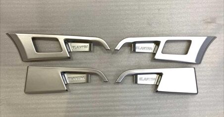 HYUNDAI ELANTRA 2016-2019 İÇ KAPI KOLU KAPLAMA - SILVER (ABS)