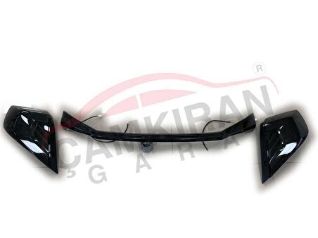 Honda civic fc5 uyumlu hareketli sinyalli led stop ve spoiler takımı smoke 2016-20