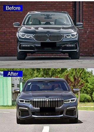 Bmw g11 dönüşüm g12 facelift body kit  (far stop bagaj çamurluk kaput dahil)