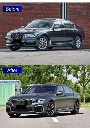 Bmw g11 dönüşüm g12 facelift body kit  (far stop bagaj çamurluk kaput dahil)