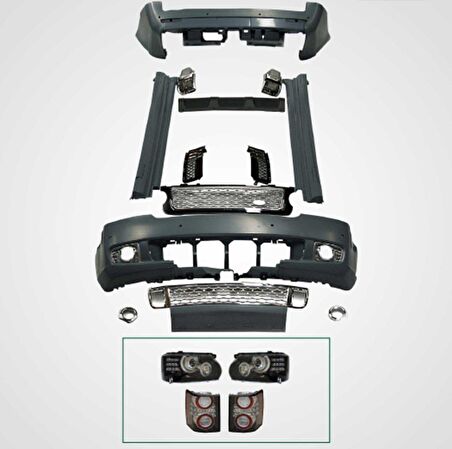 Lr range rover vogue autobiography body kit 2002 / 2012 l322