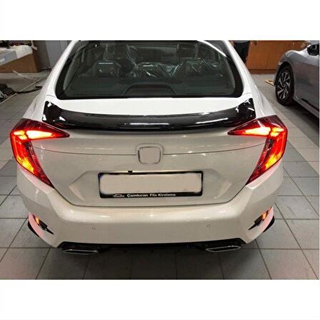 Honda civic fc5 uyumlu arka spoiler oval boyasız 2016+