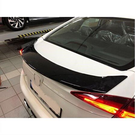 Honda civic fc5 uyumlu arka spoiler oval boyasız 2016+