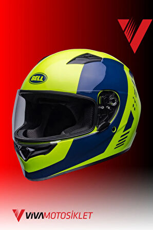 BELL PS QUALIFER TURNPIKE  - HVZY-NAVY(MAVİ-YEŞİL)/XL