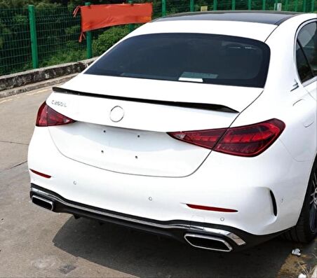 Mercedes w206 c serisi 2021+ c63s spoiler piano black