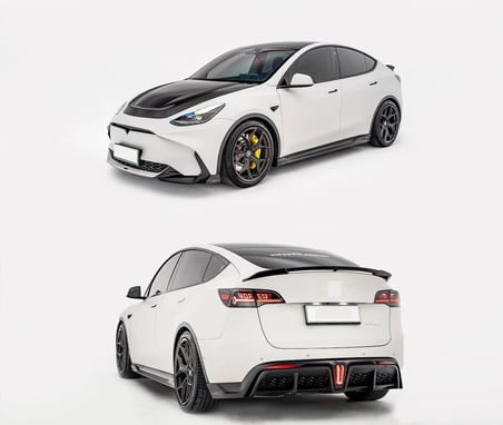 AUTOGP  tesla model y loong flame body kit tampon ekleri