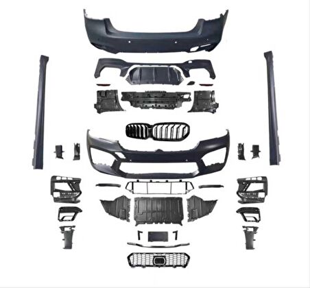 Bmw g30 lci f90 m5 body kit tampon seti 2021+