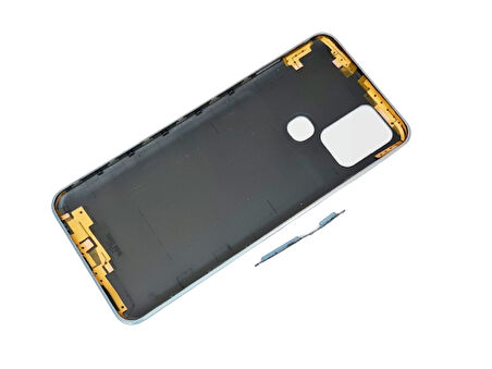 Infinix HOT 10 FULL Uyumlu FULL KASA Arka Kapak Batarya Kapağı - GRİ