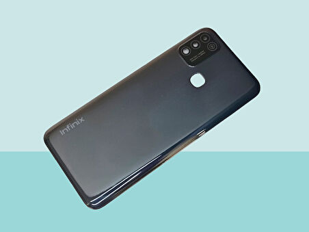 Infinix HOT 11 PLAY Uyumlu FULL KASA Arka Kapak Batarya Kapağı - SİYAH