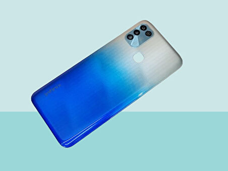 Infinix HOT 11 PLAY Uyumlu FULL KASA Arka Kapak Batarya Kapağı - MAVİ