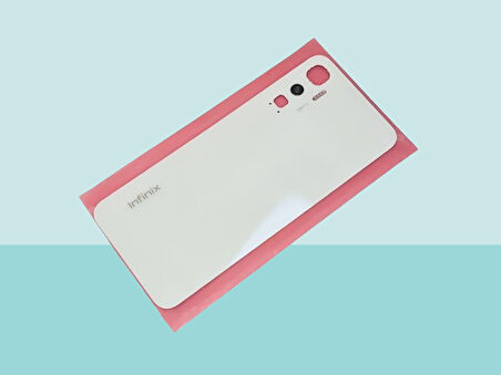 Infinix HOT 20 Uyumlu Arka Kapak Batarya Kapağı - BEYAZ