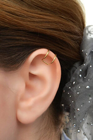 Çelik Delik Gerektirmeyen Piercing | Earcuff Halka – Kulak, Dudak, Burun Uyumlu | Unisex