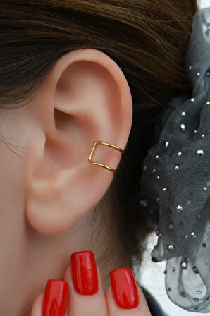 Çelik Delik Gerektirmeyen Piercing | Earcuff Halka – Kulak, Dudak, Burun Uyumlu | Unisex