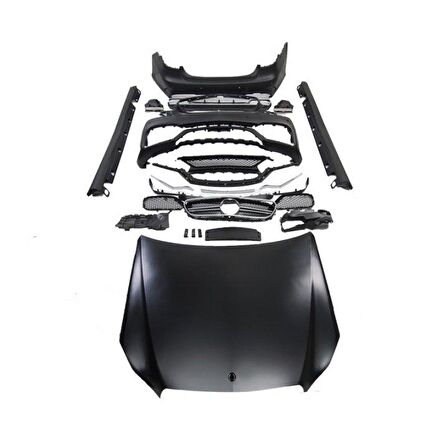 Mercedes w212 e63 full body kit tampon seti 2013 / 2015