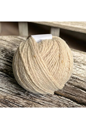Merino Wool Kecce Örgü Ipi %100 Merino Wool Bej