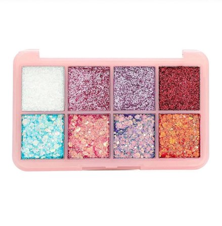 ROSE COSMETİCS GLİTER FAR PALETİ YÜZ VE VUCUT SİMİ IŞILTI