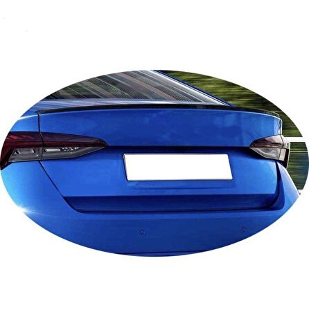 Skoda octavia bagaj üstü spoiler pianoblack boyalı 2021+