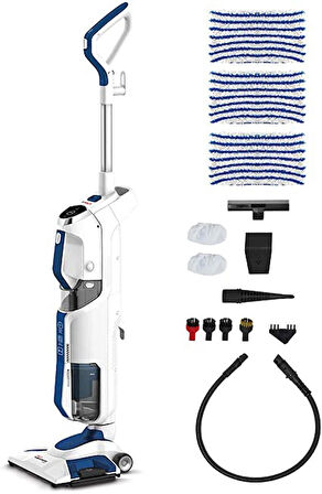 Polti Vaporetto 3 Clean Buharlı Siklon Vakumlu Şarjlı Dikey Süpürge - TEŞHİR ÜRÜNÜ