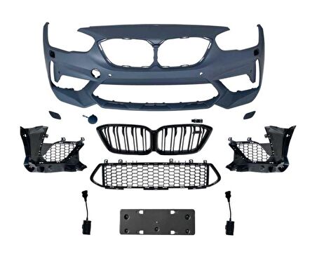 Bmw f20 lci m2 ön tampon ve panjur seti 2015+