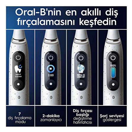 Oral-B iO 10 Stardust Beyaz Şarjlı Diş Fırçası