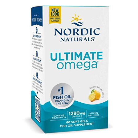 Ultimate Omega 1280 mg 60 Yumuşak Kapsül