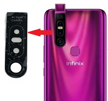 Infinix S5 Pro Kamera Lensi Camı X660