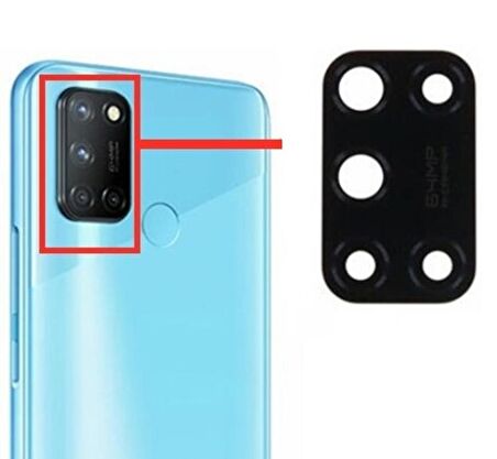 Realme 7i Kamera Lensi Camı RMX2103