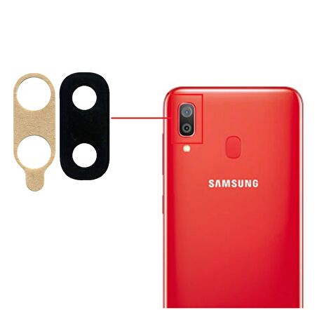 Samsung Galaxy A30 Kamera Lensi Camı SM-A305F