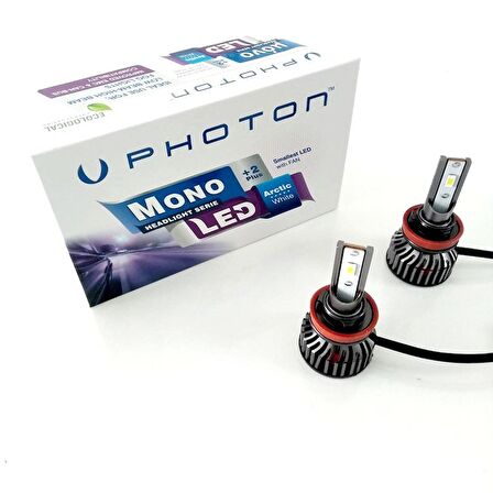 Mono Mini H11led Xenon Beyaz Far Ampulu Şimşek Etkili Zenon +2 PLUS YENİ SERİ